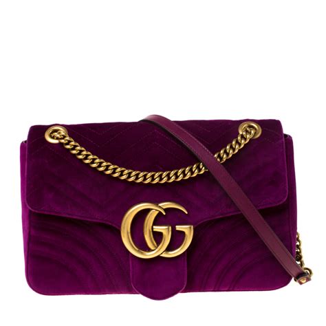 gucci 2way purple bag|gucci handbag with sling.